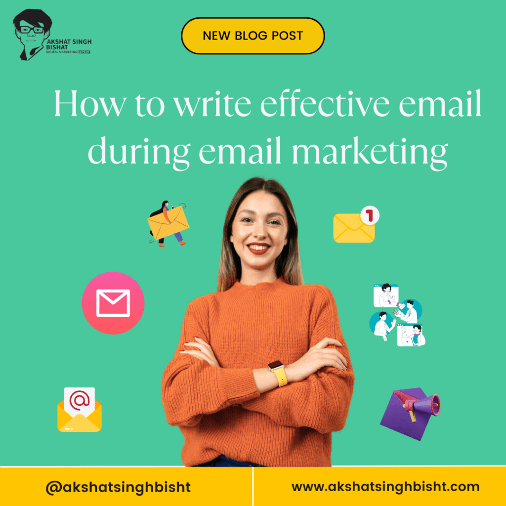 how to write effective email during email marketing