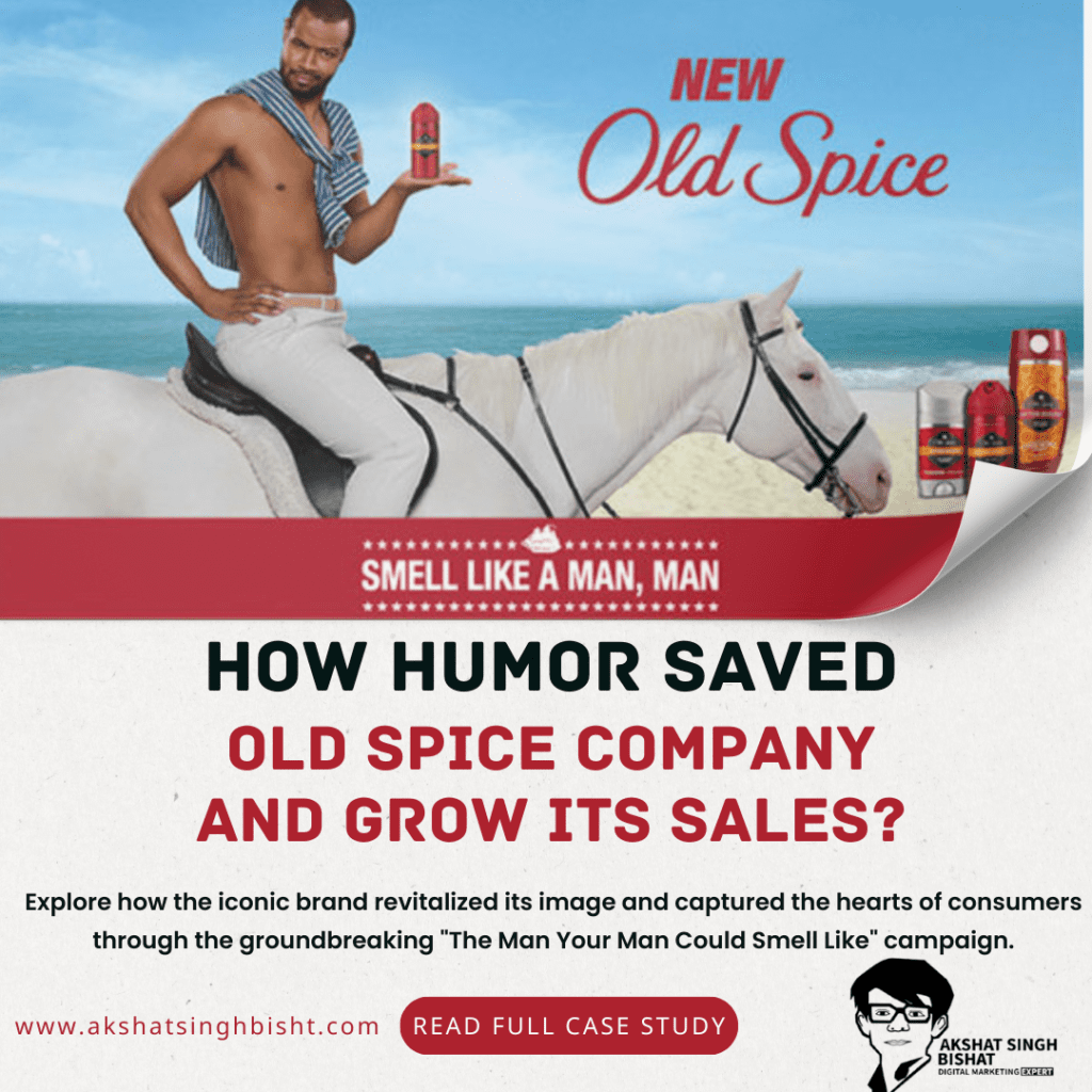 How Old Spice Use Humor For The Man Your Man Could Smell Like Campaign marketing​