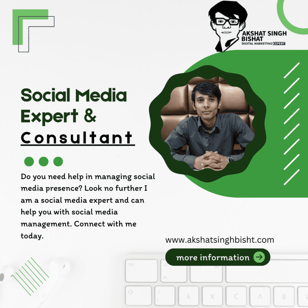 Do you need help in managing social media presence? Look no further I am a social media expert and can help you with social media management. Connect with me today.