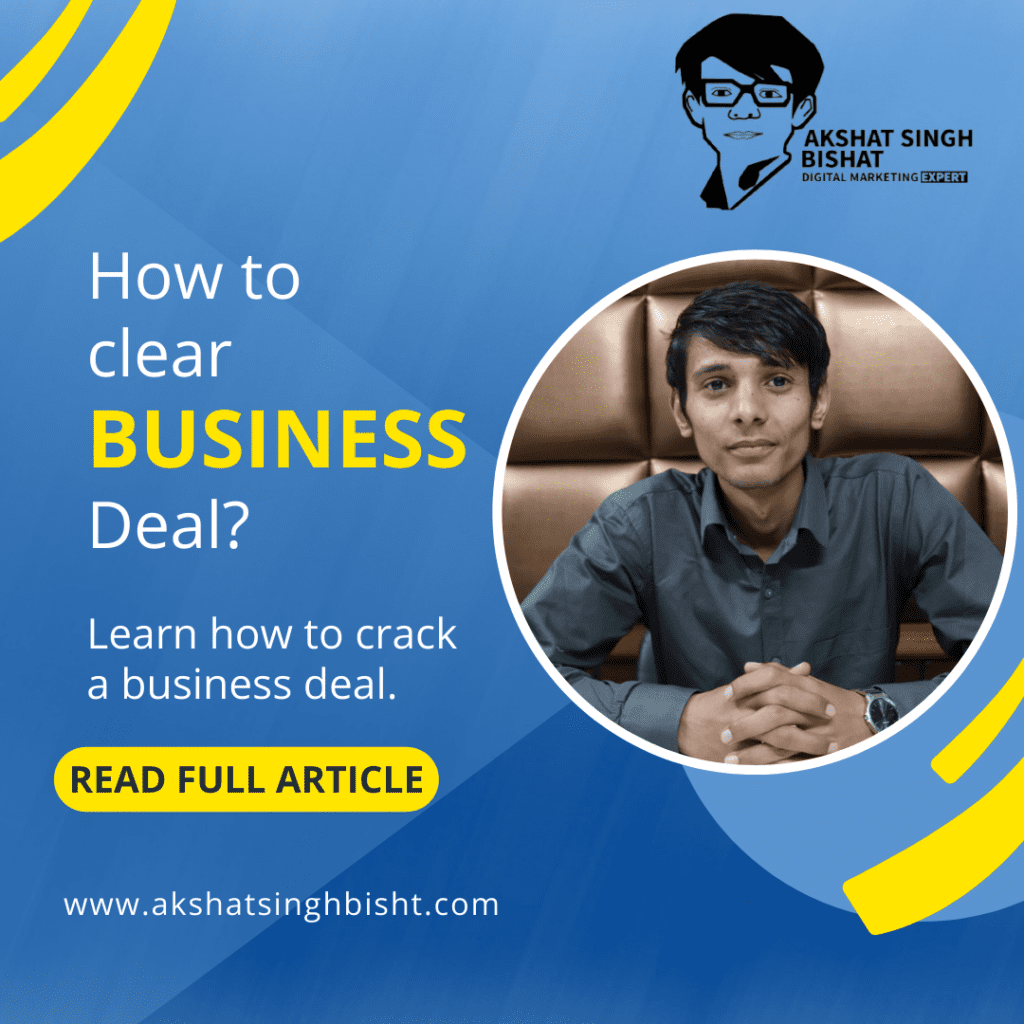 How To Clear A Business Deal