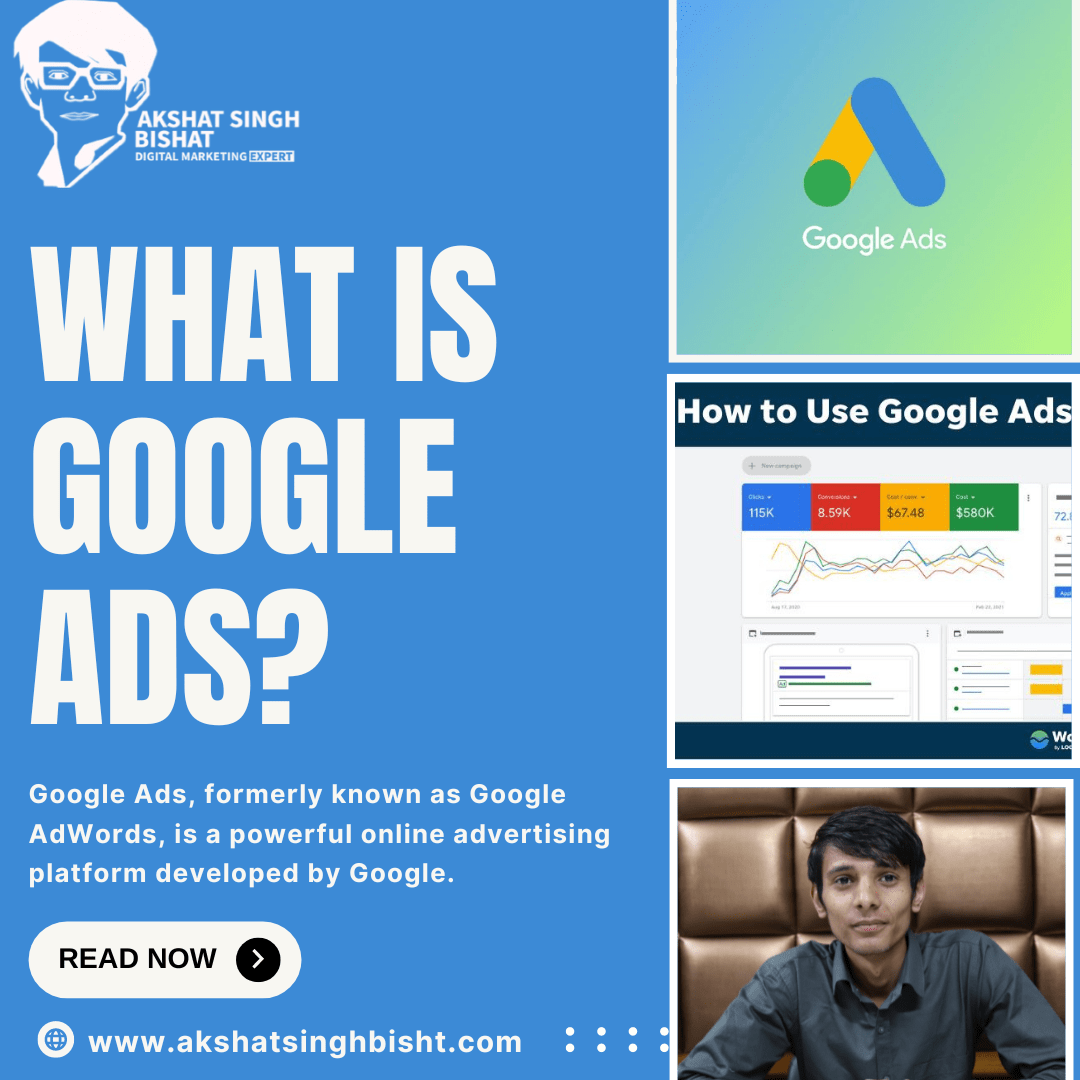 Google Ads, formerly known as Google AdWords, is a powerful online advertising platform developed by Google. It enables businesses to create and run ads across Google's vast network of websites, including the Google Search Network, Google Display Network, YouTube, and more.