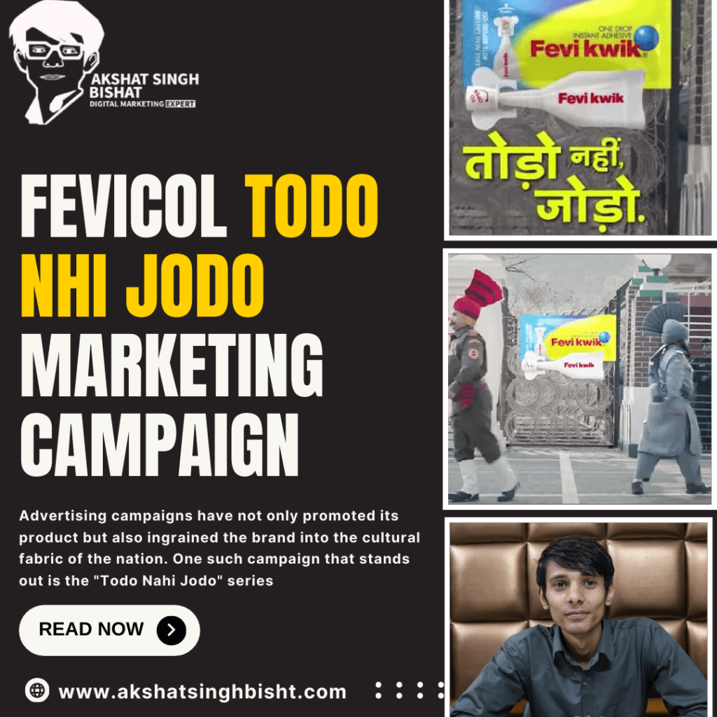 Fevicol Todo Nhi Jodo Campaign​