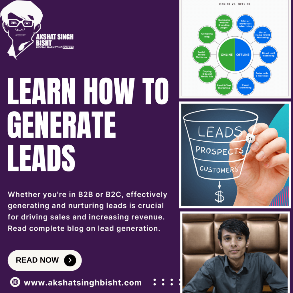 Lead generation is the lifeblood of any business aiming for growth and sustainability. Learn How to generate leads for your business.