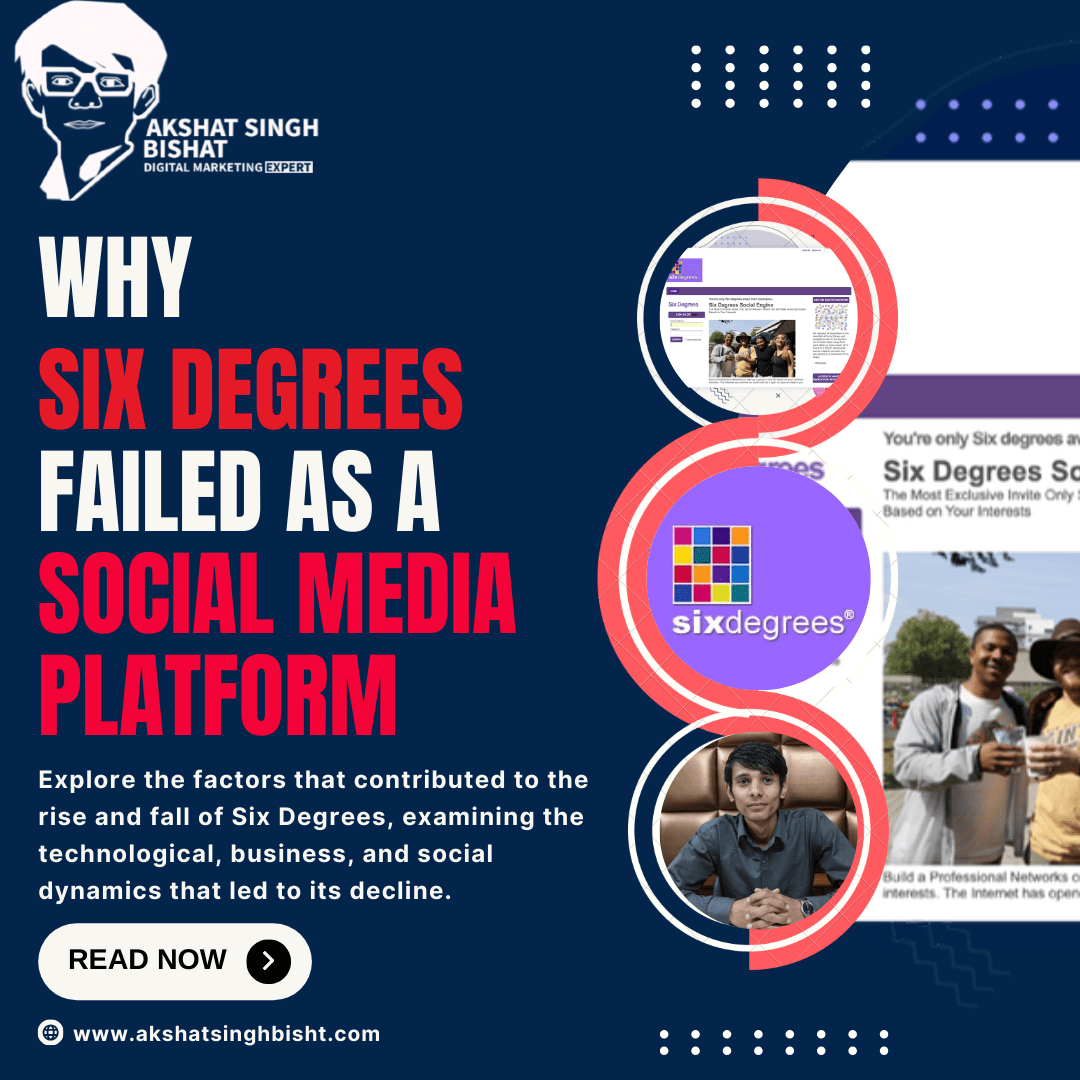 Why Six Degrees Failed As A Social Media Platform​